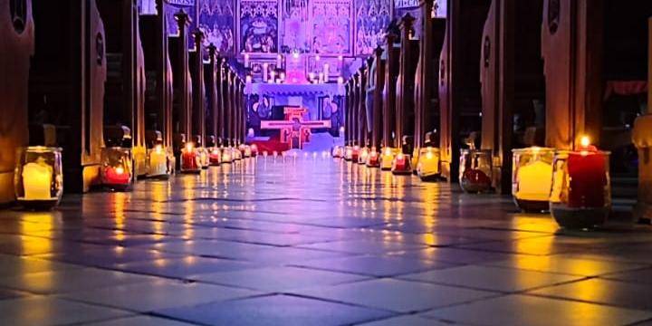 Kirche St. Agatha in stimmungsvollem Licht