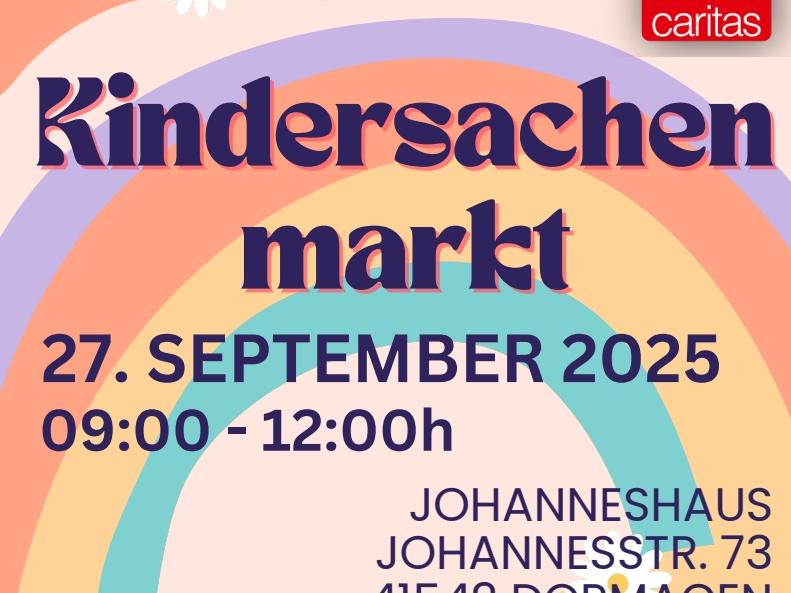Plakat des Kindersachenmarktes