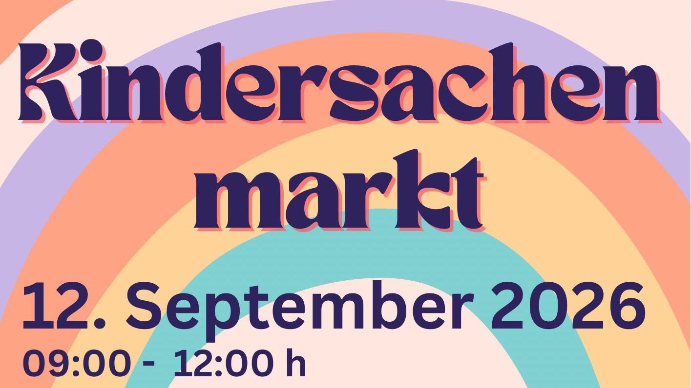 Plakat des Kindersachenmarktes