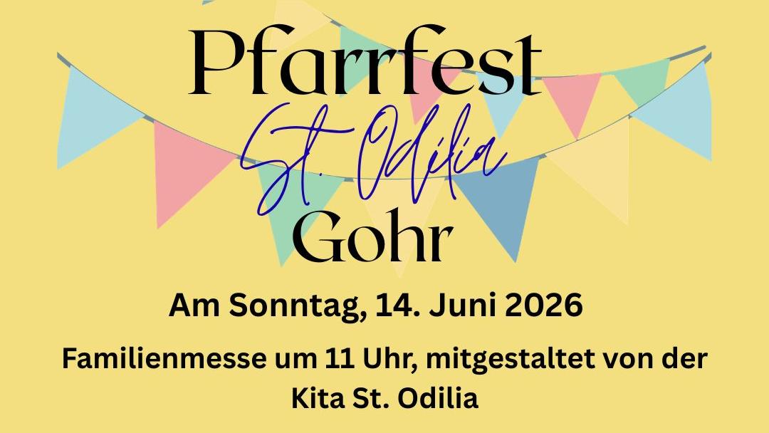 Einladung zum Pfarrfest in Gohr