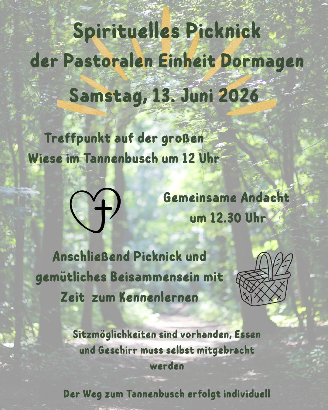 Einladung zum spirituellem Picknick (c) MvS Einladung zum spirituellem Picknick