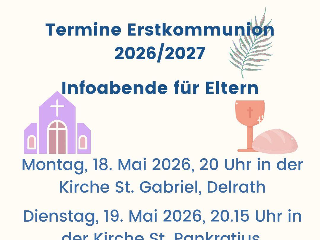 Termine für Elternabende sind aufgelistet