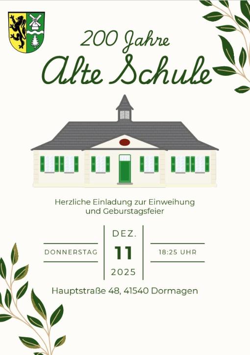 Einweihung alte Schule Delhoven